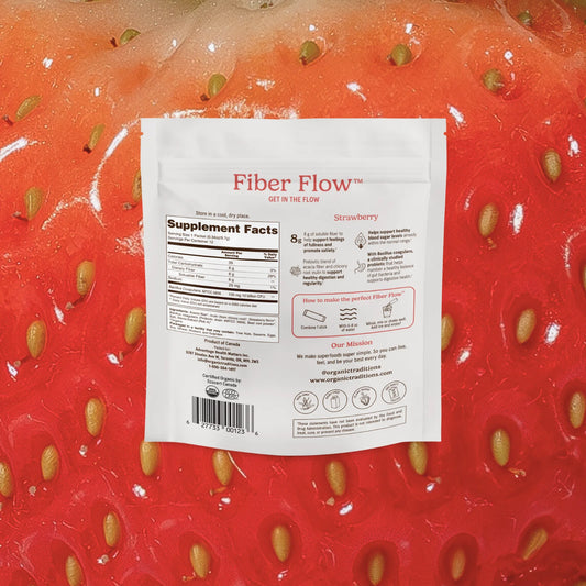 Fibre Flow Strawberry 12 Sachets