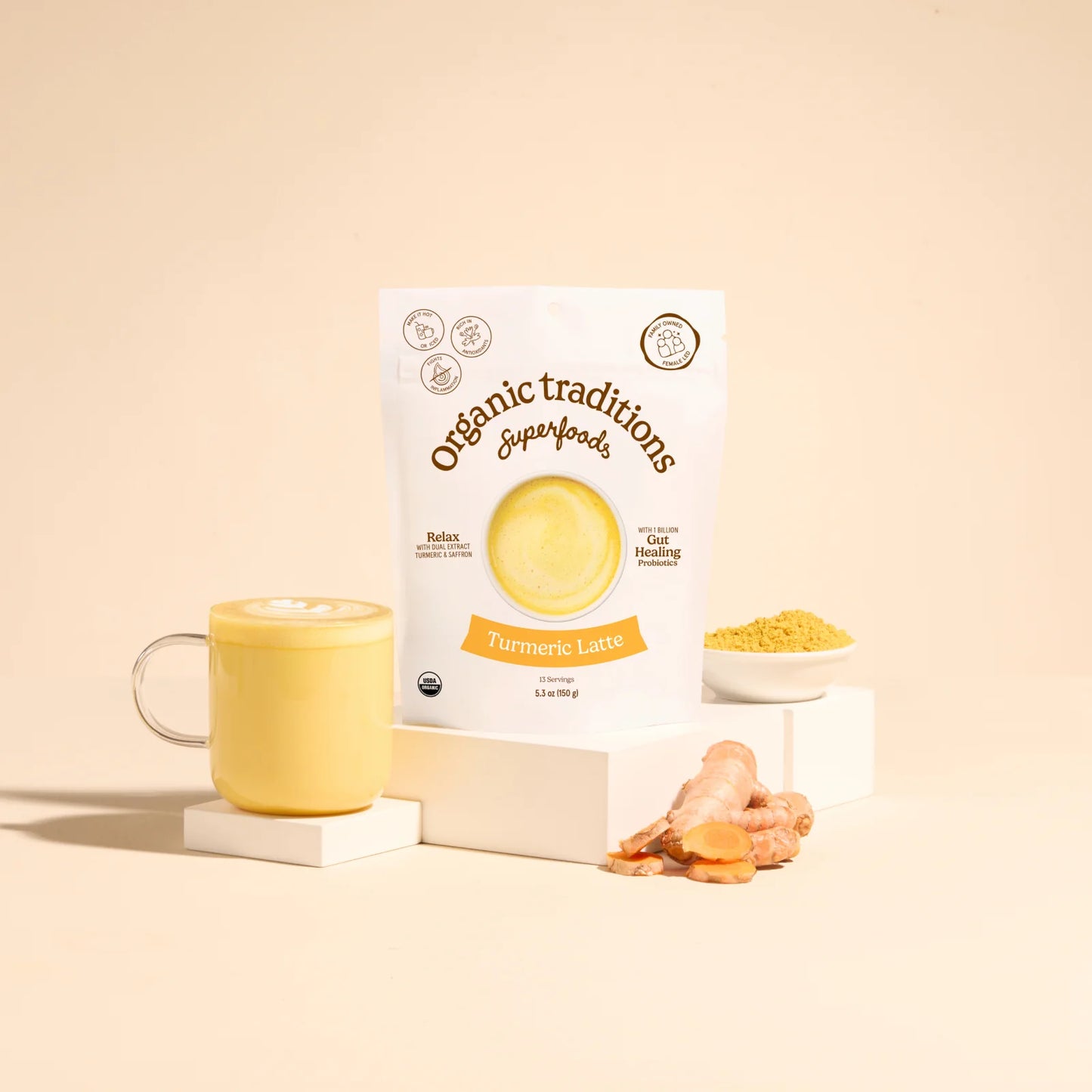 Turmeric Latte with Saffron and Probiotics 150g