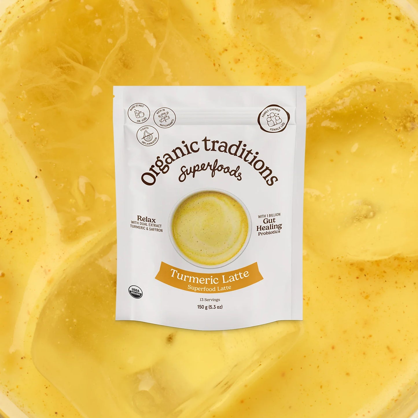 Turmeric Latte with Saffron and Probiotics 150g