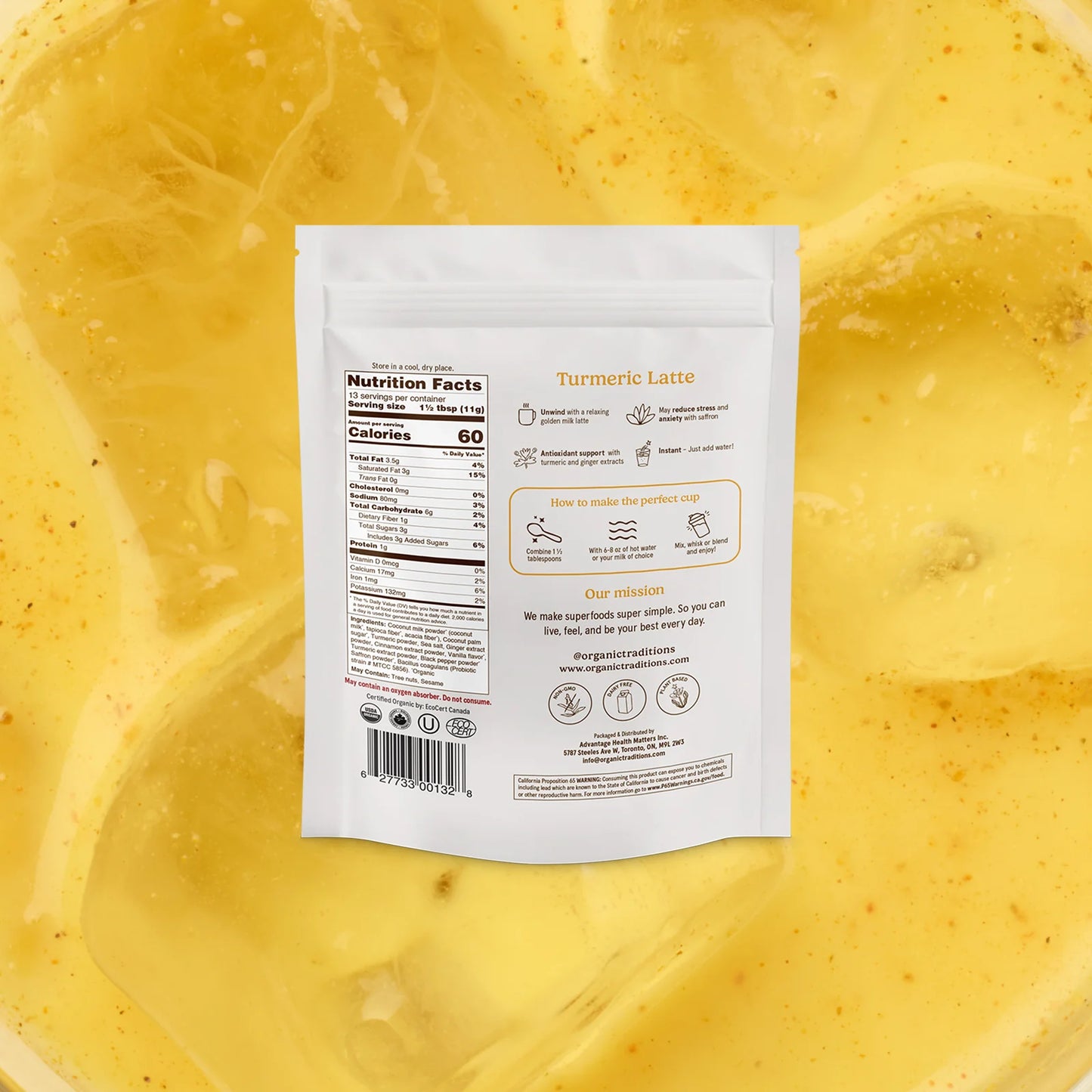 Turmeric Latte with Saffron and Probiotics 150g