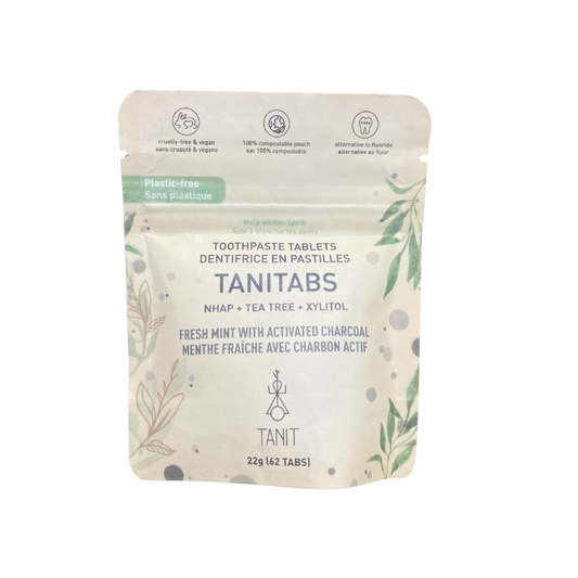 Tanitabs Fresh Mint with Activated Charcoal 62tab refill