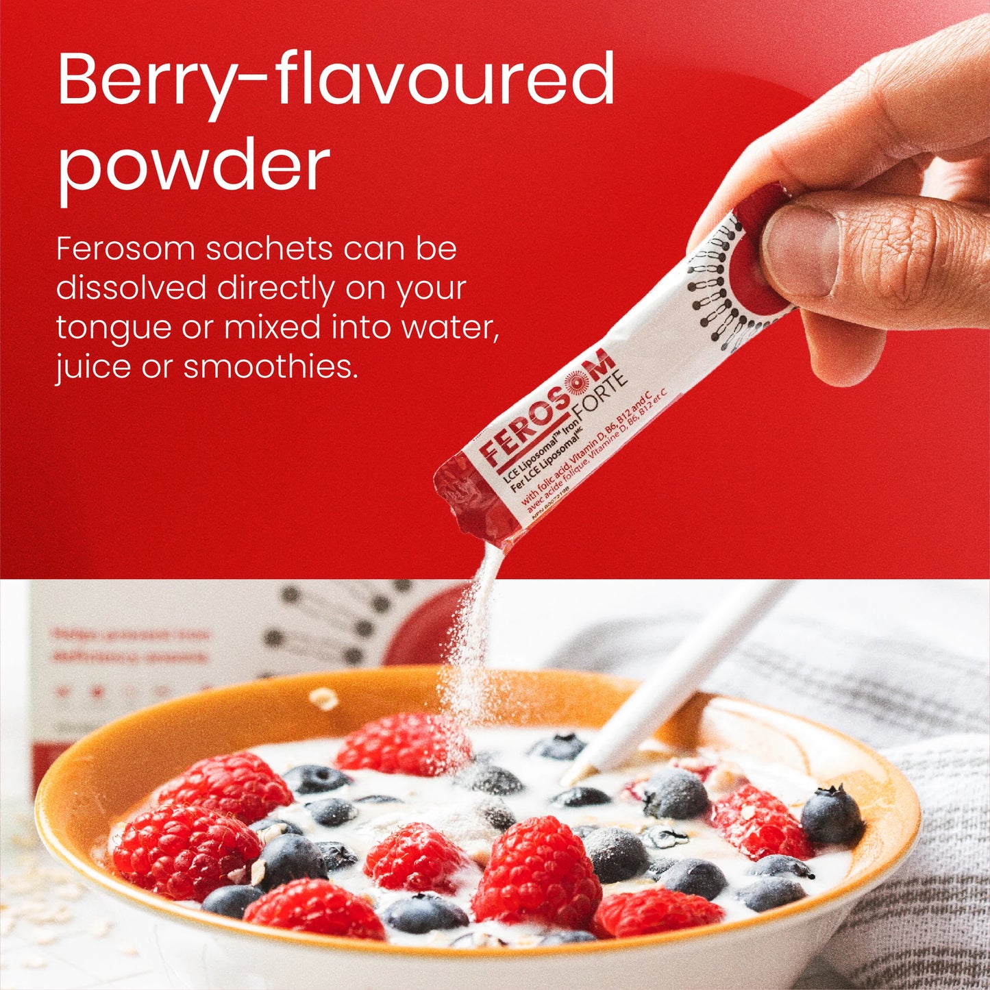 Ferosom Liposomal Iron Berry 20 Sachets