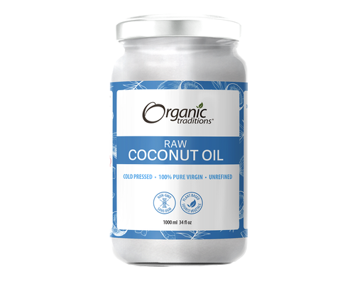 Organic Traditions raw coconut oil 1000ml