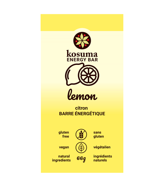 Energy Bar Lemon 66g