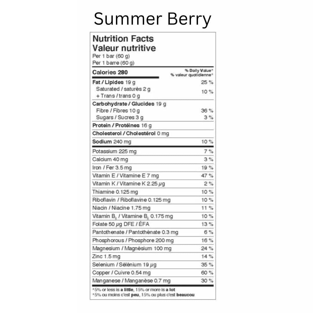 Plans Protein snack bar - summer berry