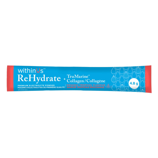 ReHydrate + TruMarine Collagen Tropical Fruit 20 packets