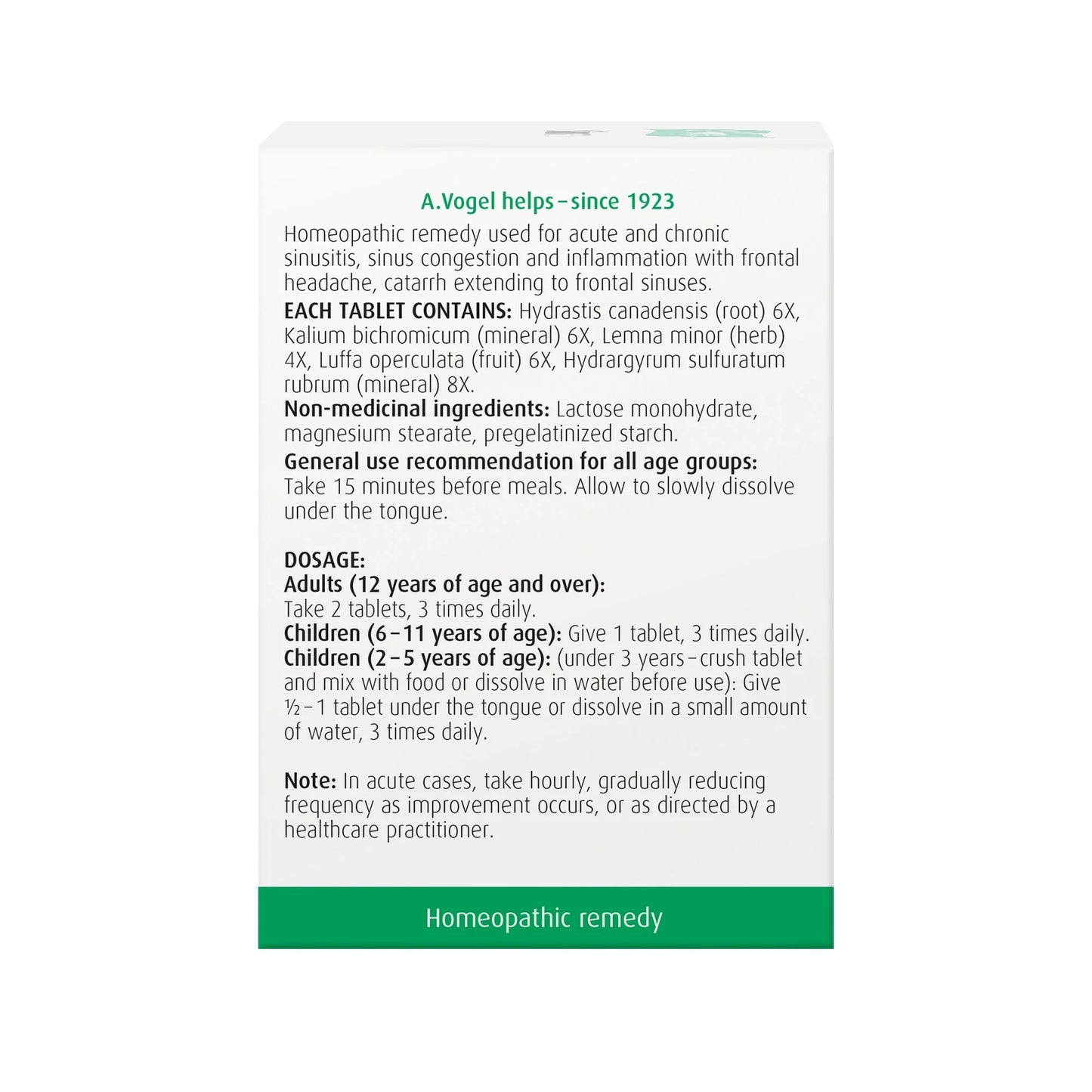 Sinna sinus treatment 120tabs