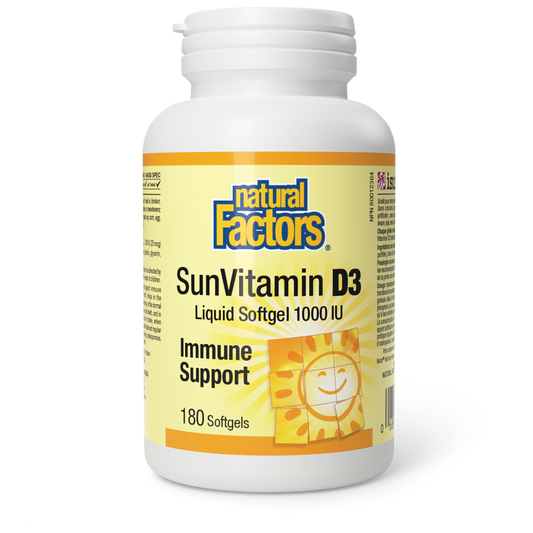 SunVitamin D3 1000IU 180gels