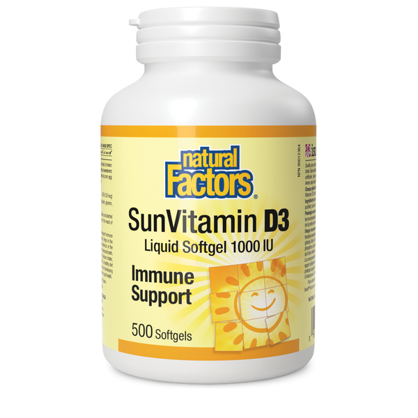 SunVitamin D3 1000IU 500gels