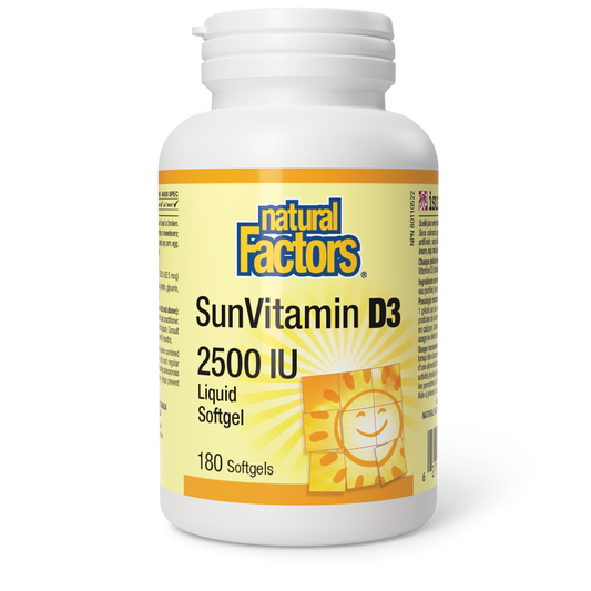 SunVitamin D3 2500IU 180gels