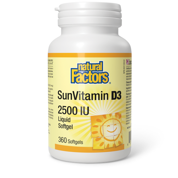 SunVitamin D3 2500IU 360gels