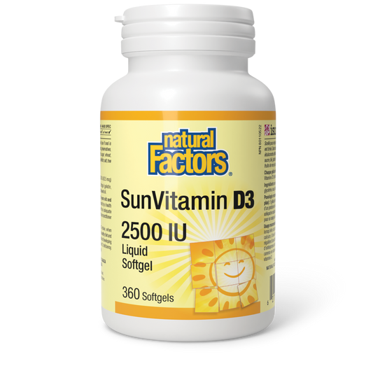 SunVitamin D3 2500IU 360gels