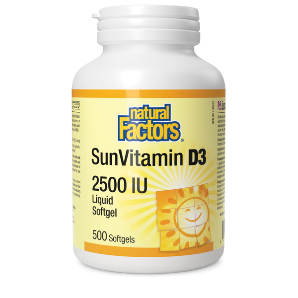 SunVitamin D3 2500IU 500gels