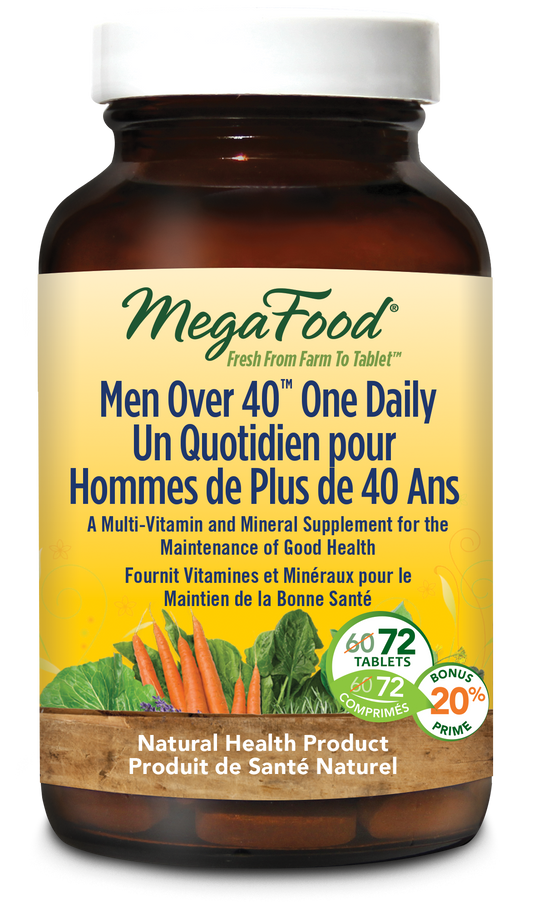 Men Over 40 One Daily 72tab bonus bottle