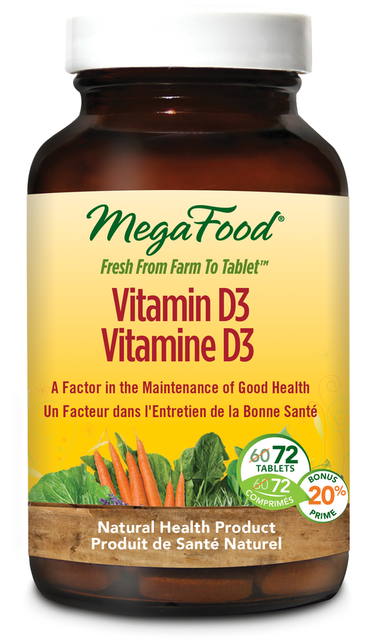 Vitamin D3 1000IU 72 Tabs