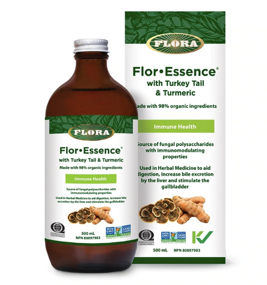 Flor.Essence with Turkey Tail & Turmeric 500ml