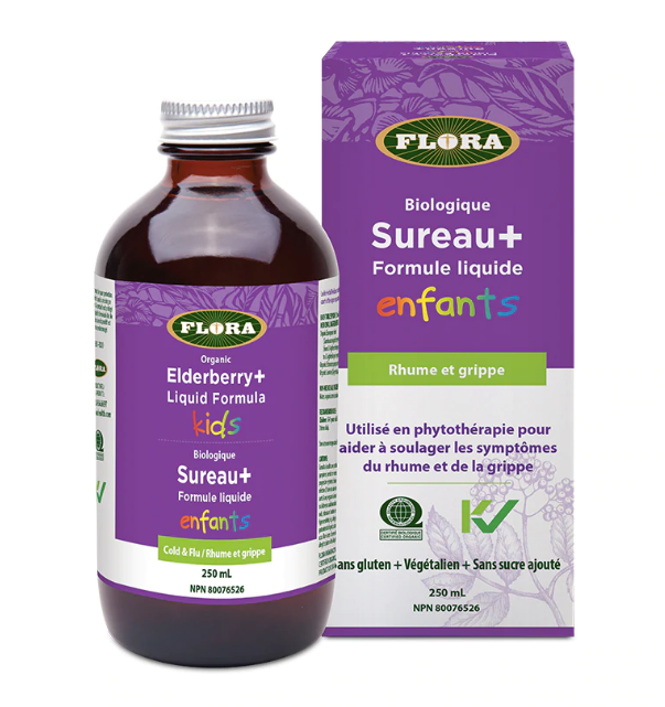 Organic Elderberry+ liquid formula for kids 250ml