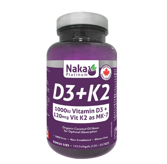 D3 + K2 1000IU/ 120mcg 150gels