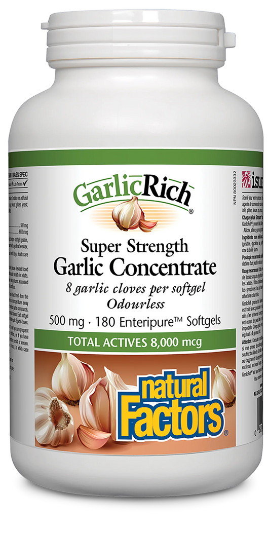 Garlic Concentrate 500mg 180gels